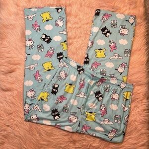 SANRIO HELLO KITTY & FRIENDS SIZE XL SLEEP PAJAMAS PANTS LIKE NEW SOFT BLUE